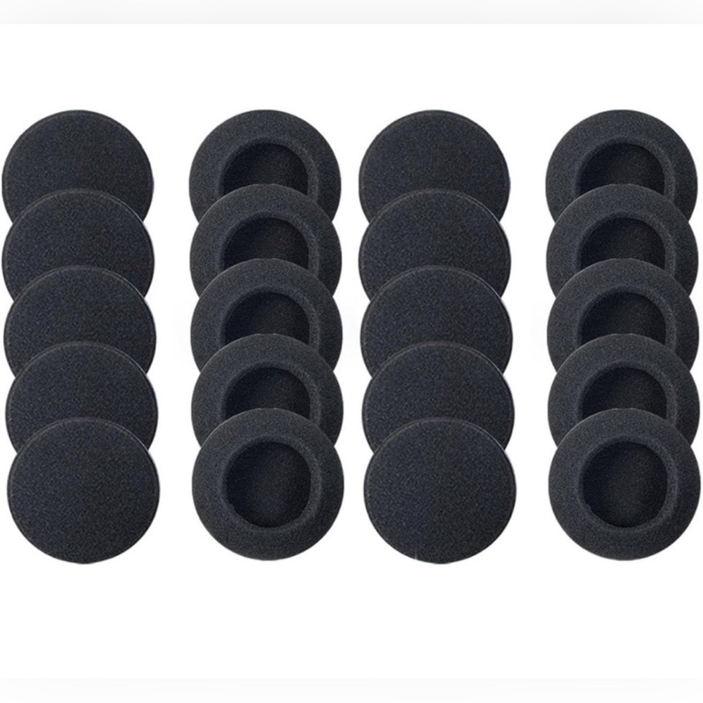 New! Set of 24 earphone headset foam cover replacements
